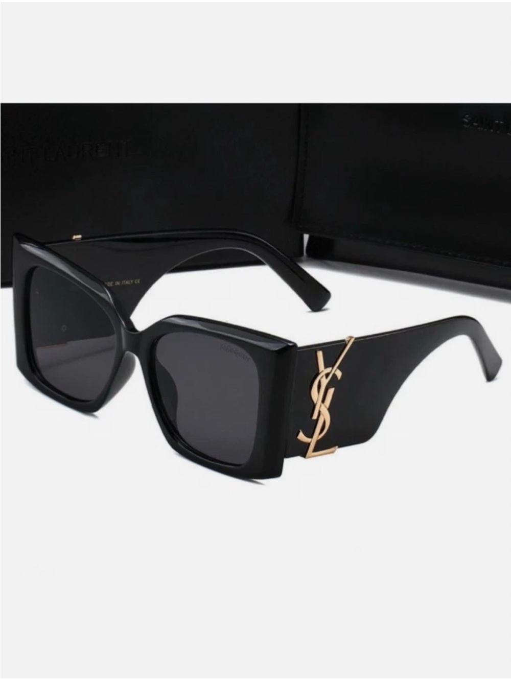 Saint Laurent Sunglasses with Gold YSL Accent New!